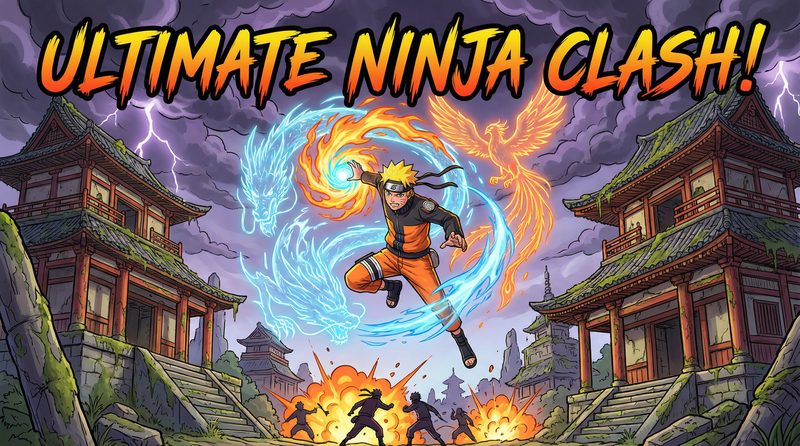 小马拉大车忍者对决视频